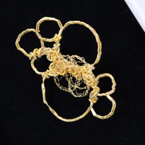 Broche Nubi 6 or - pièce unique